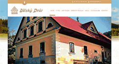 Desktop Screenshot of belskydvur.cz